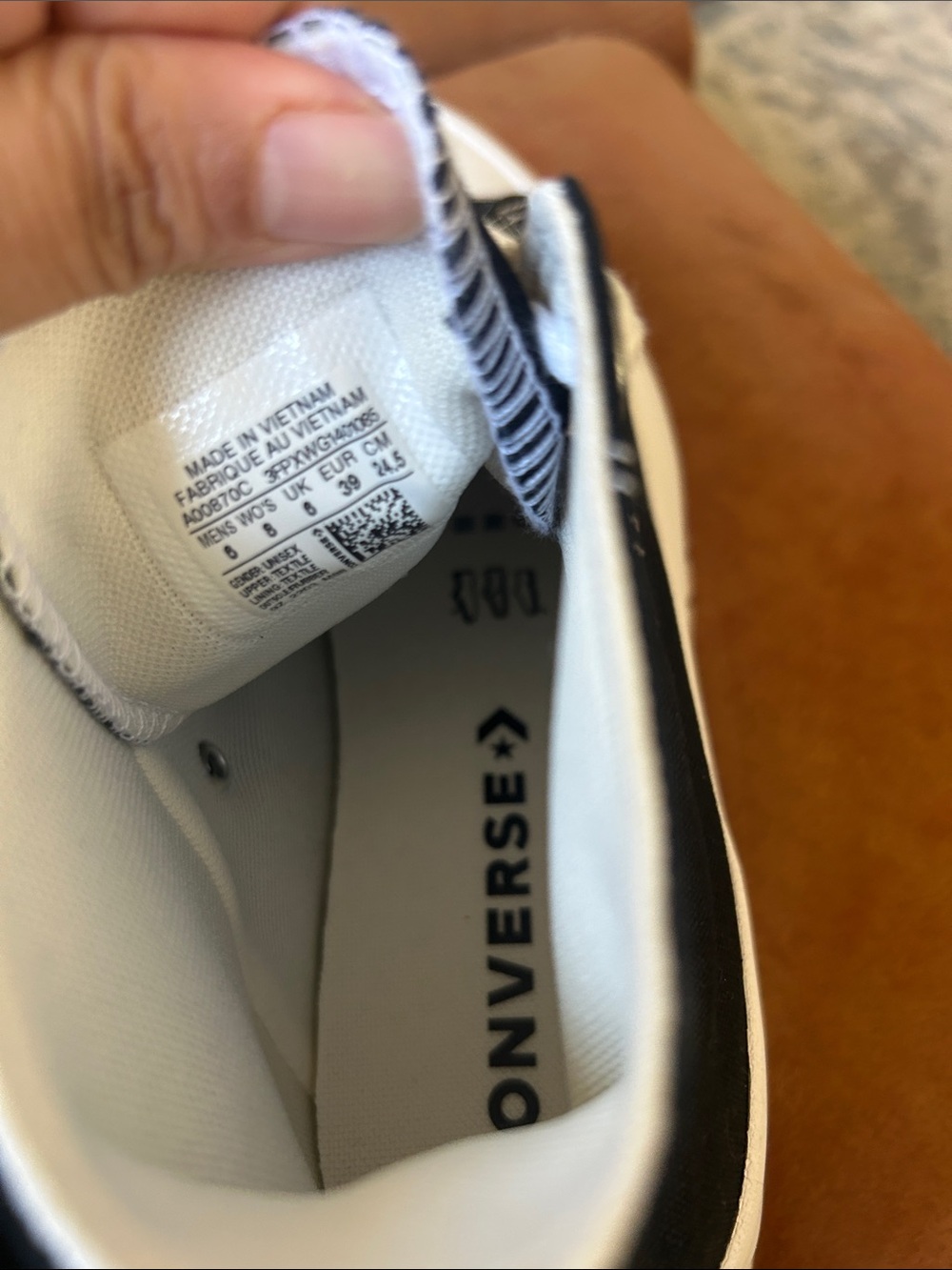 Black High-Top Canvas Platform Sneakers with White Accents - Picture 11 of 12